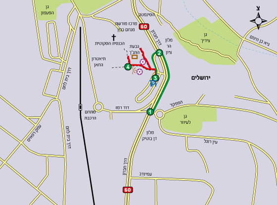מפת המסלול
