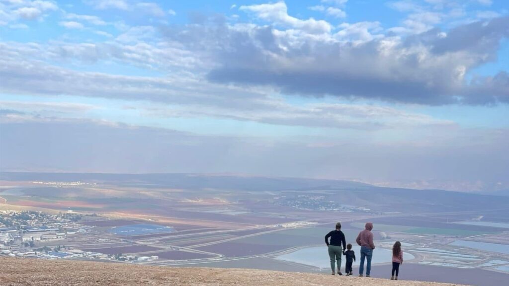 חורף של נוף פתוח: נהנים מהתצפית בהר שאול בגלבוע