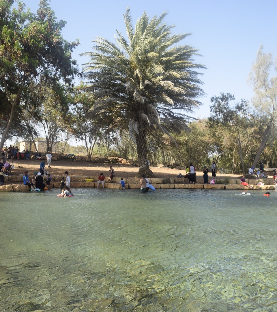 מעיינות מונגשים לקיץ - עין שוקק בעמק המעיינות מלא במים צלולים
